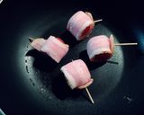 お弁当に♬ベーコンくるくるプチトマト作り方4写真