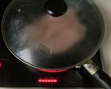 フライパンで！鶏むね肉の蒸し鶏作り方2写真