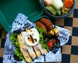 キャラ弁 ホットサンドの蜜蜂弁当♡作り方5写真