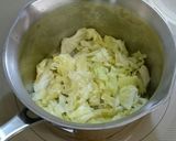 減塩 きゃべつと卵のシャンタンスープ作り方1写真