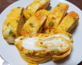 ウド入りの玉子焼き作り方6写真