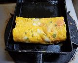 ウド入りの玉子焼き作り方5写真