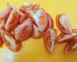 １０分で簡単！牛肉とトマトのカレー炒め作り方2写真