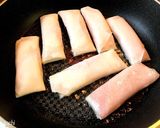 ハムとチーズの春巻き作り方5写真