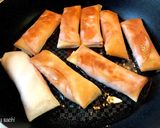ハムとチーズの春巻き作り方6写真
