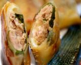 ハムとチーズの春巻き作り方10写真