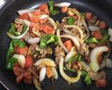 シンプルパスタ(豚肉・トマト・ピーマン)作り方8写真