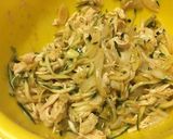 蒸し鶏のキムチ和えの冷麺作り方4写真
