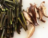 ワラビと豚肉の荷物作り方1写真