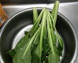 小松菜の磯部和え作り方1写真