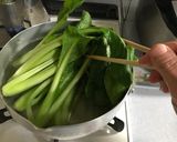 小松菜の磯部和え作り方3写真