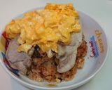豚肩ロースソテーととろ~り卵オムライス作り方14写真