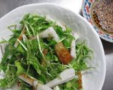 ごま油香るクレソンとちくわの和え物作り方2写真