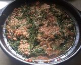 スギナのひき肉炒め作り方4写真