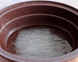 レンジで簡単！鶏ひき肉の春雨キャベツ作り方2写真