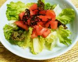 トマトの塩昆布あえサラダ作り方3写真