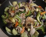 ゴーヤとなすと豚肉の味噌炒め作り方11写真