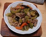 ゴーヤとなすと豚肉の味噌炒め作り方15写真