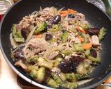 ゴーヤとなすと豚肉の味噌炒め作り方14写真