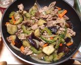 ゴーヤとなすと豚肉の味噌炒め作り方13写真