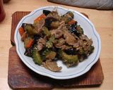 ゴーヤとなすと豚肉の味噌炒め作り方17写真