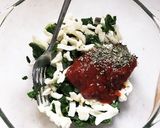 ほうれん草の簡単カルツォーネ♪包みピザ作り方1写真