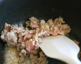 土鍋で簡単☆豚ばら肉の中華おこわ作り方3写真