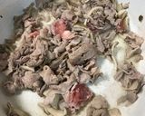 焼肉味の冷製とろろうどん（温めてもおK）作り方2写真