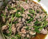 焼肉味の冷製とろろうどん（温めてもおK）作り方3写真