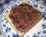 ラムチョコレーズントースト♬作り方4写真