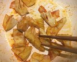 たけのこの韓国風おつまみ作り方6写真