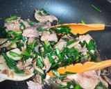 マグロのあらのニラ炒め作り方4写真