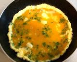 簡単ランチ☆卵焼きのせ紅生姜とネギ炒飯作り方8写真