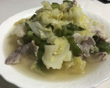 簡単　豚肉とキャベツの白だし煮作り方3写真