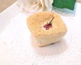 甘納豆と桜のシフォンケーキ作り方12写真