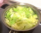キャベツとささみの梅ごまパスタ作り方3写真