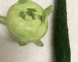 コールラビ☆簡単キムチ漬け作り方1写真