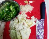 春キャベツと牛コマの醤油ホイコーロー作り方1写真