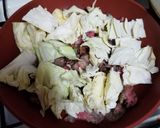 春キャベツと牛コマの醤油ホイコーロー作り方5写真