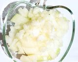 肉みそサラダサンチュ巻き作り方1写真