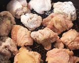 ふわっと香る♡鶏肉のチーズ唐揚げ作り方3写真
