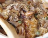 土鍋で簡単☆豚ばら肉の中華おこわ作り方14写真