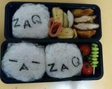 簡単キャラ弁☆ざっくぅ（ＺＡＱ）のり弁作り方6写真