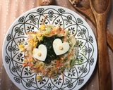 市販のサラダ使用、和風サラダ作り方4写真