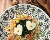 市販のサラダ使用、和風サラダ作り方5写真