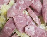 グルラボでソーセージとキャベツの蒸し煮作り方1写真
