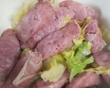 グルラボでソーセージとキャベツの蒸し煮作り方2写真