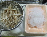 ごぼうとしらたきのきんぴら作り方1写真