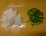 簡単昼食　ナポリタンやきうどん作り方1写真