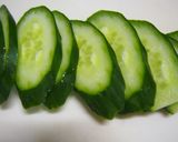 きゅうりと、えのきの胡麻和え♪作り方1写真
